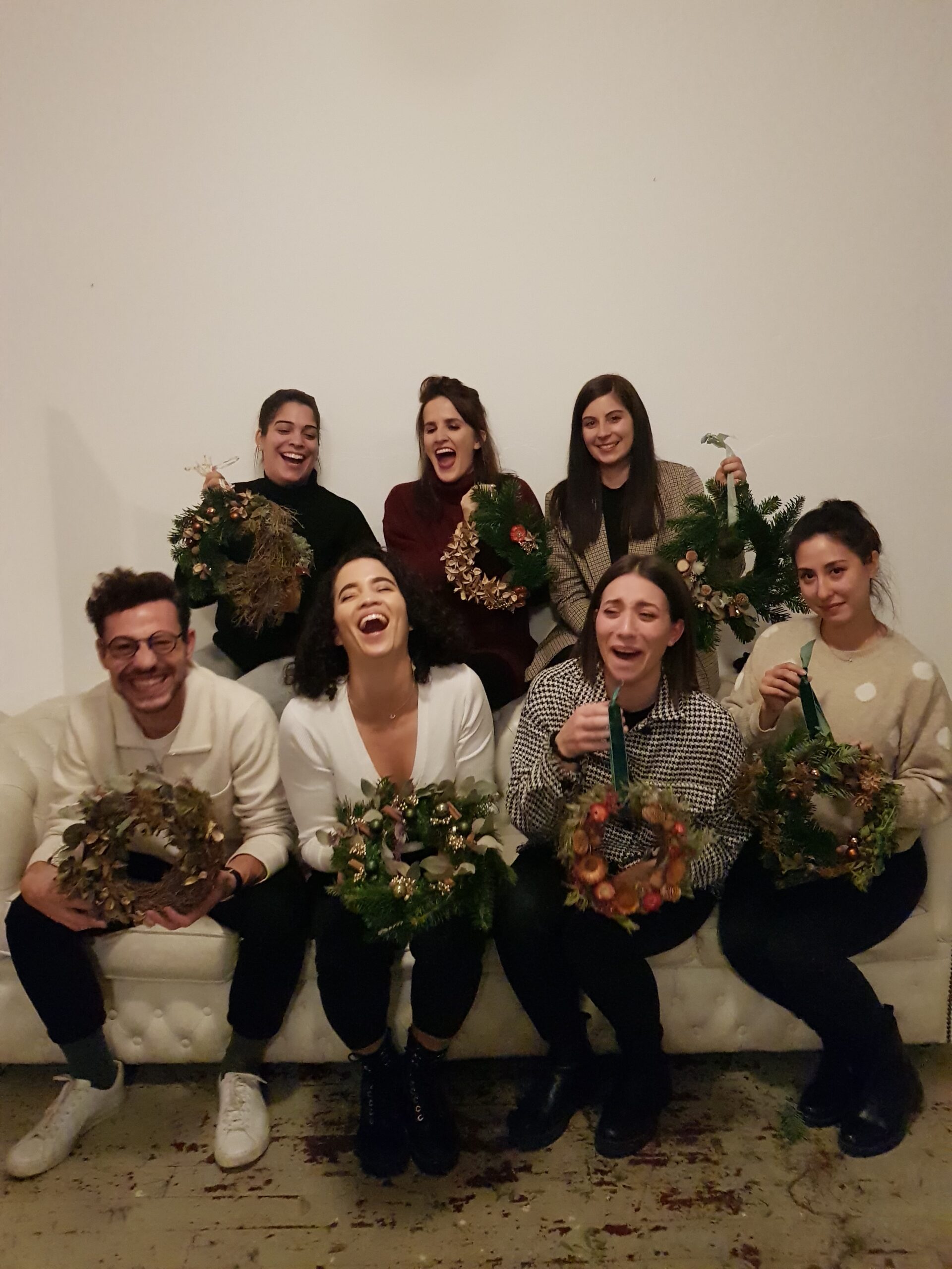 Couronne de Noël x Apéro dinatoire